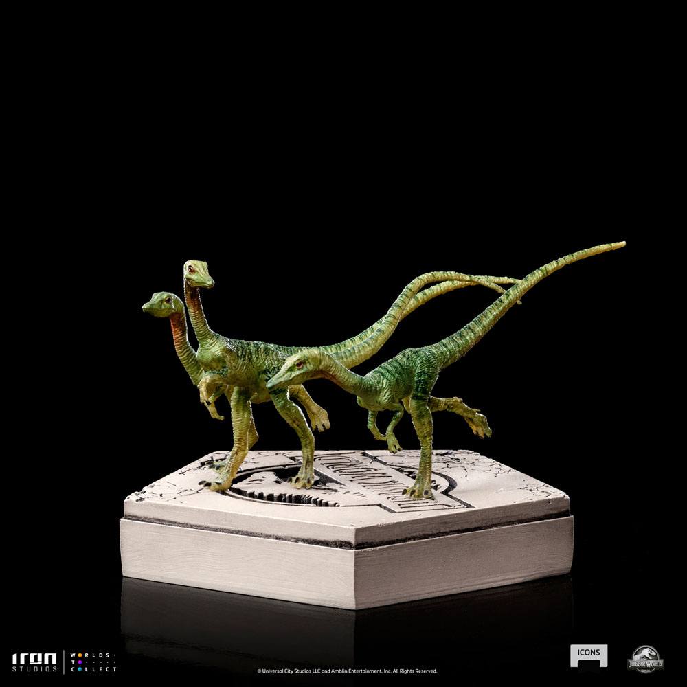 Iron Studios Jurassic World Icons Statue Compsognathus 5 cm by LAB7 Malta