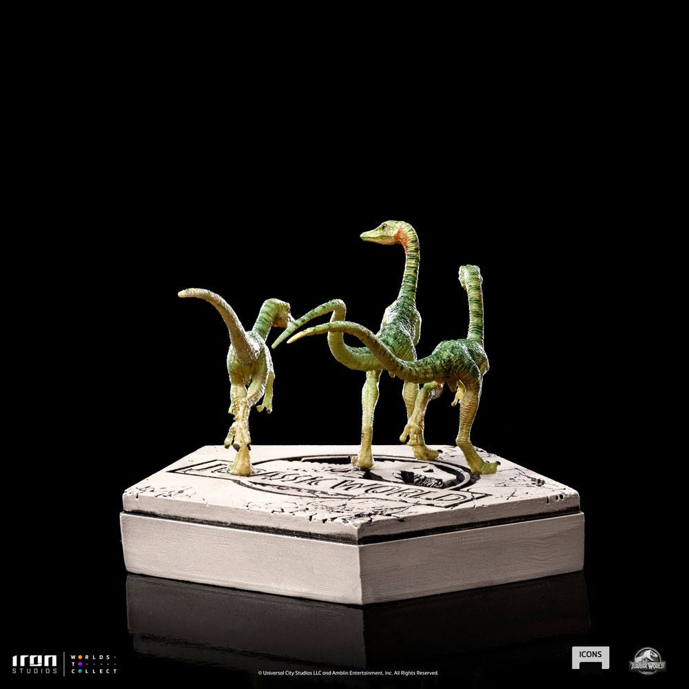 Iron Studios Jurassic World Icons Statue Compsognathus 5 cm by LAB7 Malta