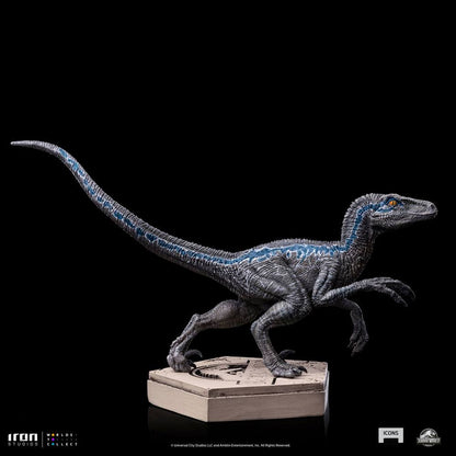 Iron Studios Jurassic World Icons Statue Velociraptor Blue 9 cm by LAB7 Malta