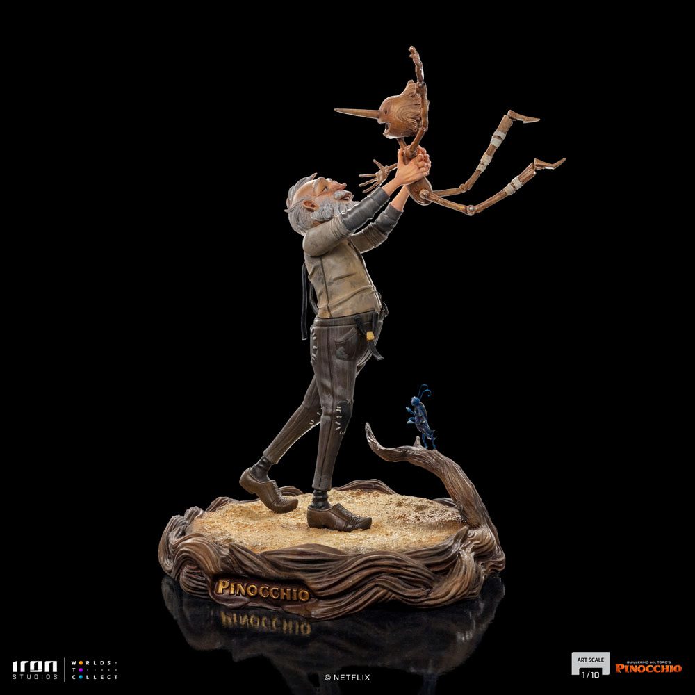 Iron Studios Pinocchio Art Scale Statue 1/10 Gepeto & Pinocchio 23 cm by LAB7 Malta