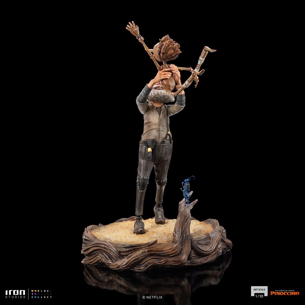 Iron Studios Pinocchio Art Scale Statue 1/10 Gepeto & Pinocchio 23 cm by LAB7 Malta