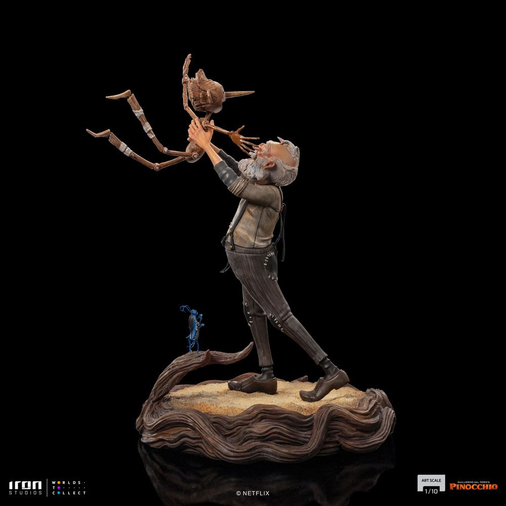 Iron Studios Pinocchio Art Scale Statue 1/10 Gepeto & Pinocchio 23 cm by LAB7 Malta