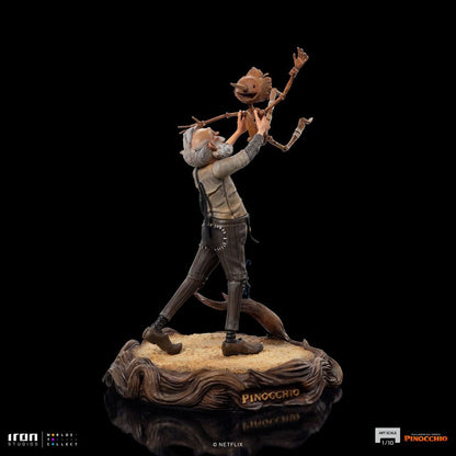 Iron Studios Pinocchio Art Scale Statue 1/10 Gepeto & Pinocchio 23 cm by LAB7 Malta