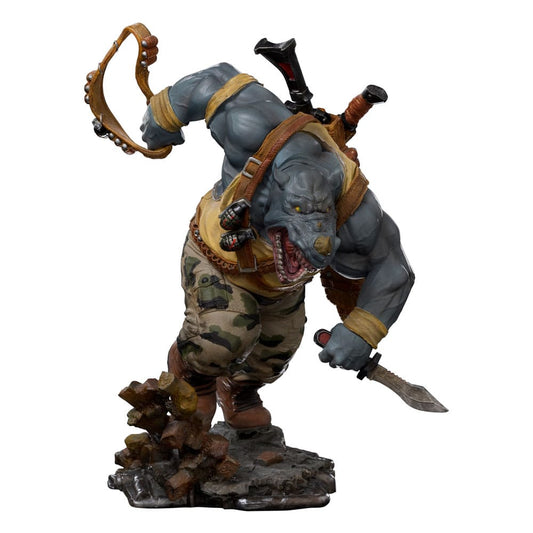 Iron Studios Teenage Mutant Ninja Turtles BDS Art Scale Statue 1/10 Rocksteady 24 cm by LAB7 Malta