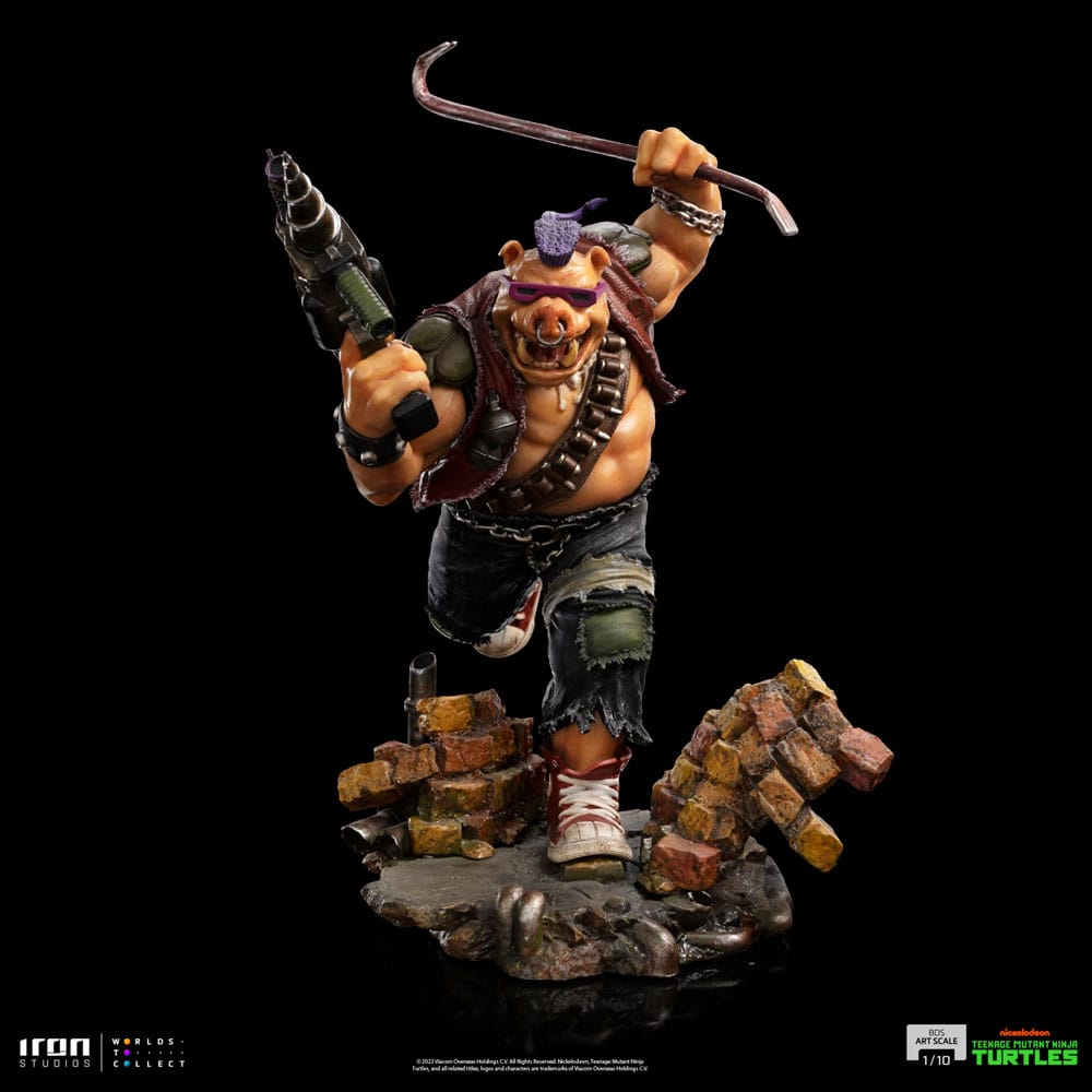 Iron Studios Teenage Mutant Ninja Turtles BDS Art Scale Statue 1/10 Bebop 23 cm by LAB7 Malta