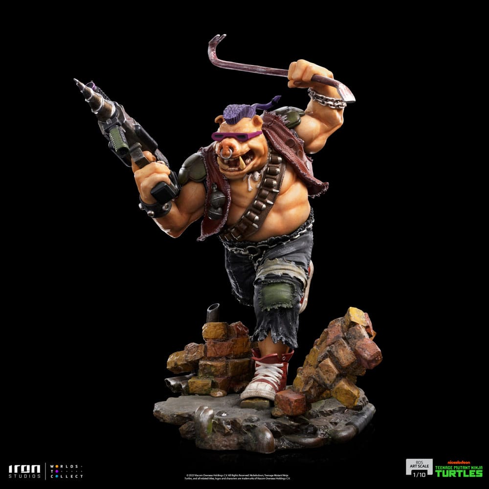 Iron Studios Teenage Mutant Ninja Turtles BDS Art Scale Statue 1/10 Bebop 23 cm by LAB7 Malta