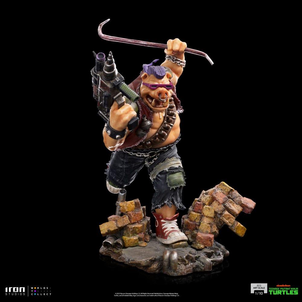 Iron Studios Teenage Mutant Ninja Turtles BDS Art Scale Statue 1/10 Bebop 23 cm by LAB7 Malta