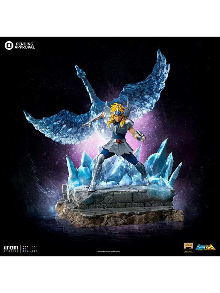 Iron Studios Saint Seiya Deluxe BDS Art Scale Statue 1/10 Cygnus Hyoga 27 cm by LAB7 Malta