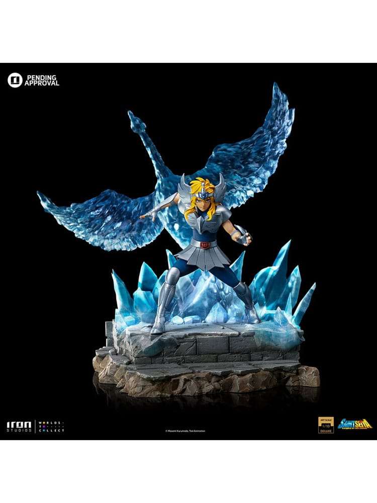 Iron Studios Saint Seiya Deluxe BDS Art Scale Statue 1/10 Cygnus Hyoga 27 cm by LAB7 Malta