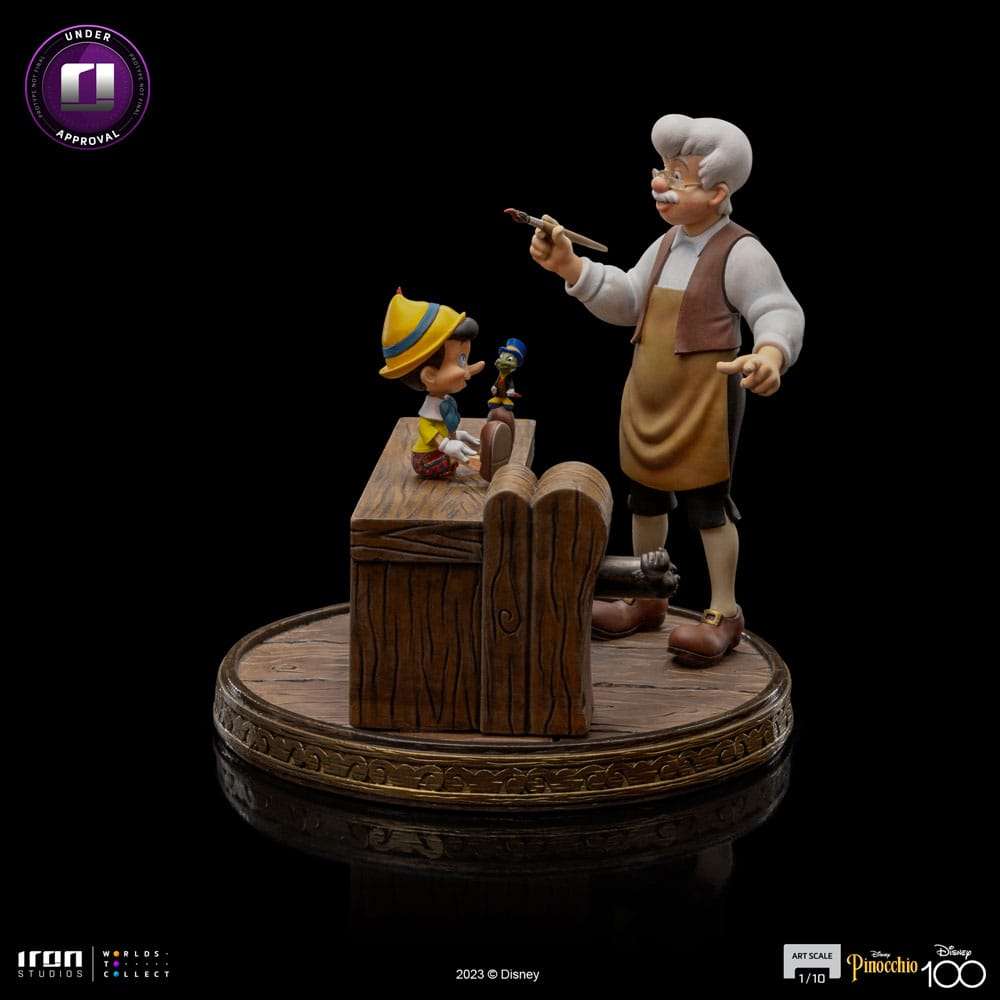 Iron Studios Disney Art Scale Statue 1/10 Pinocchio 16 cm by LAB7 Malta