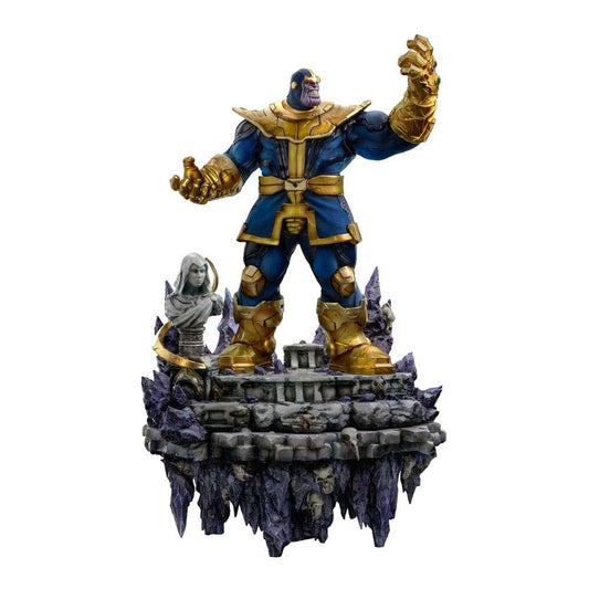 Iron Studios Marvel Deluxe BDS Art Scale Statue 1/10 Thanos Infinity Gaunlet Diorama 42 cm by LAB7 Malta