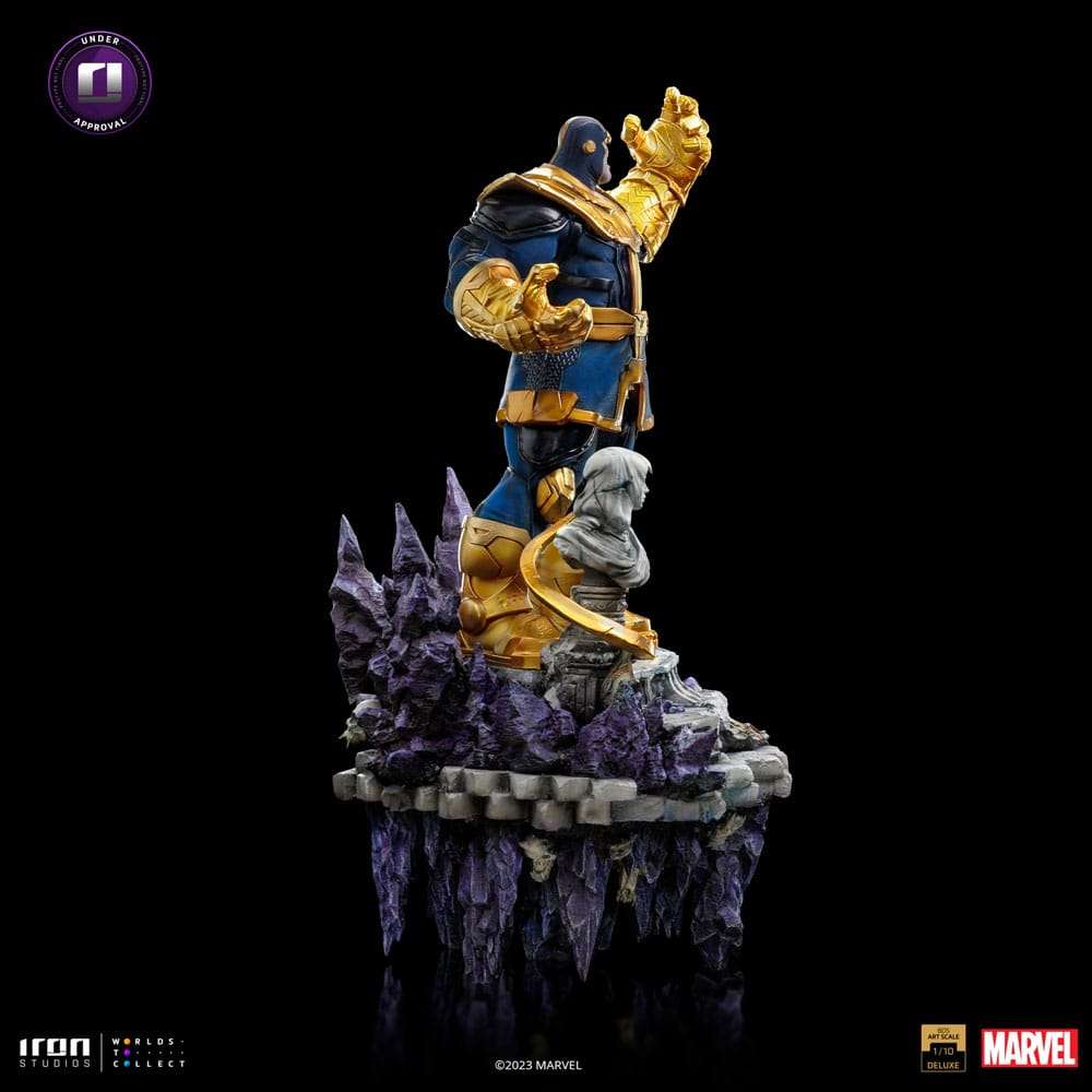 Iron Studios Marvel Deluxe BDS Art Scale Statue 1/10 Thanos Infinity Gaunlet Diorama 42 cm by LAB7 Malta