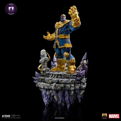 Iron Studios Marvel Deluxe BDS Art Scale Statue 1/10 Thanos Infinity Gaunlet Diorama 42 cm by LAB7 Malta