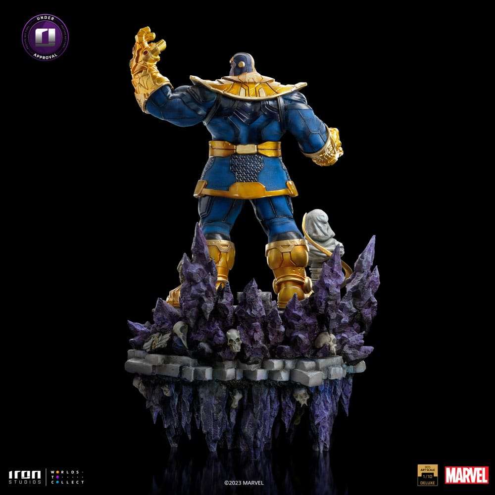 Iron Studios Marvel Deluxe BDS Art Scale Statue 1/10 Thanos Infinity Gaunlet Diorama 42 cm by LAB7 Malta