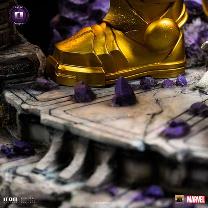 Iron Studios Marvel Deluxe BDS Art Scale Statue 1/10 Thanos Infinity Gaunlet Diorama 42 cm by LAB7 Malta