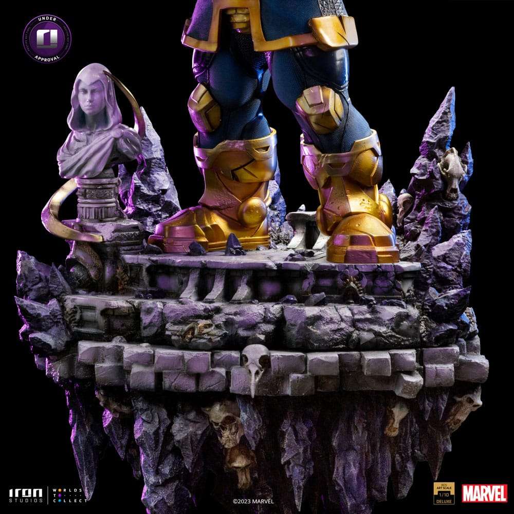 Iron Studios Marvel Deluxe BDS Art Scale Statue 1/10 Thanos Infinity Gaunlet Diorama 42 cm by LAB7 Malta