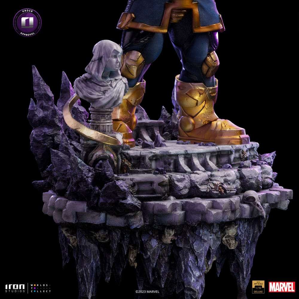 Iron Studios Marvel Deluxe BDS Art Scale Statue 1/10 Thanos Infinity Gaunlet Diorama 42 cm by LAB7 Malta