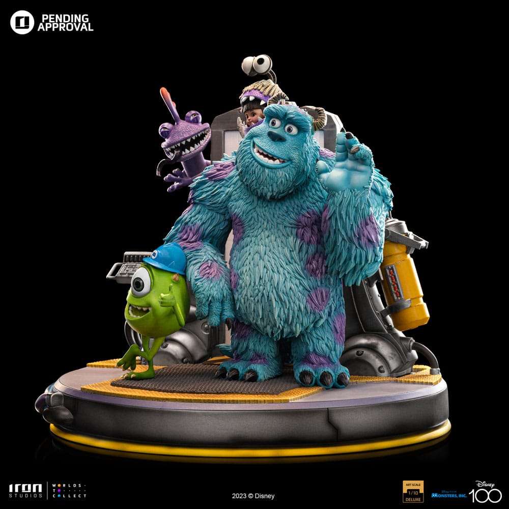 Iron Studios Monsters, Inc. Deluxe Art Scale Statue 1/10 James P. Sullivan, Mike Wazowski 30 cm by LAB7 Malta