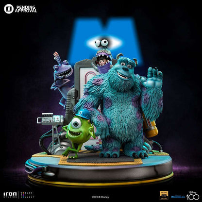 Iron Studios Monsters, Inc. Deluxe Art Scale Statue 1/10 James P. Sullivan, Mike Wazowski 30 cm by LAB7 Malta