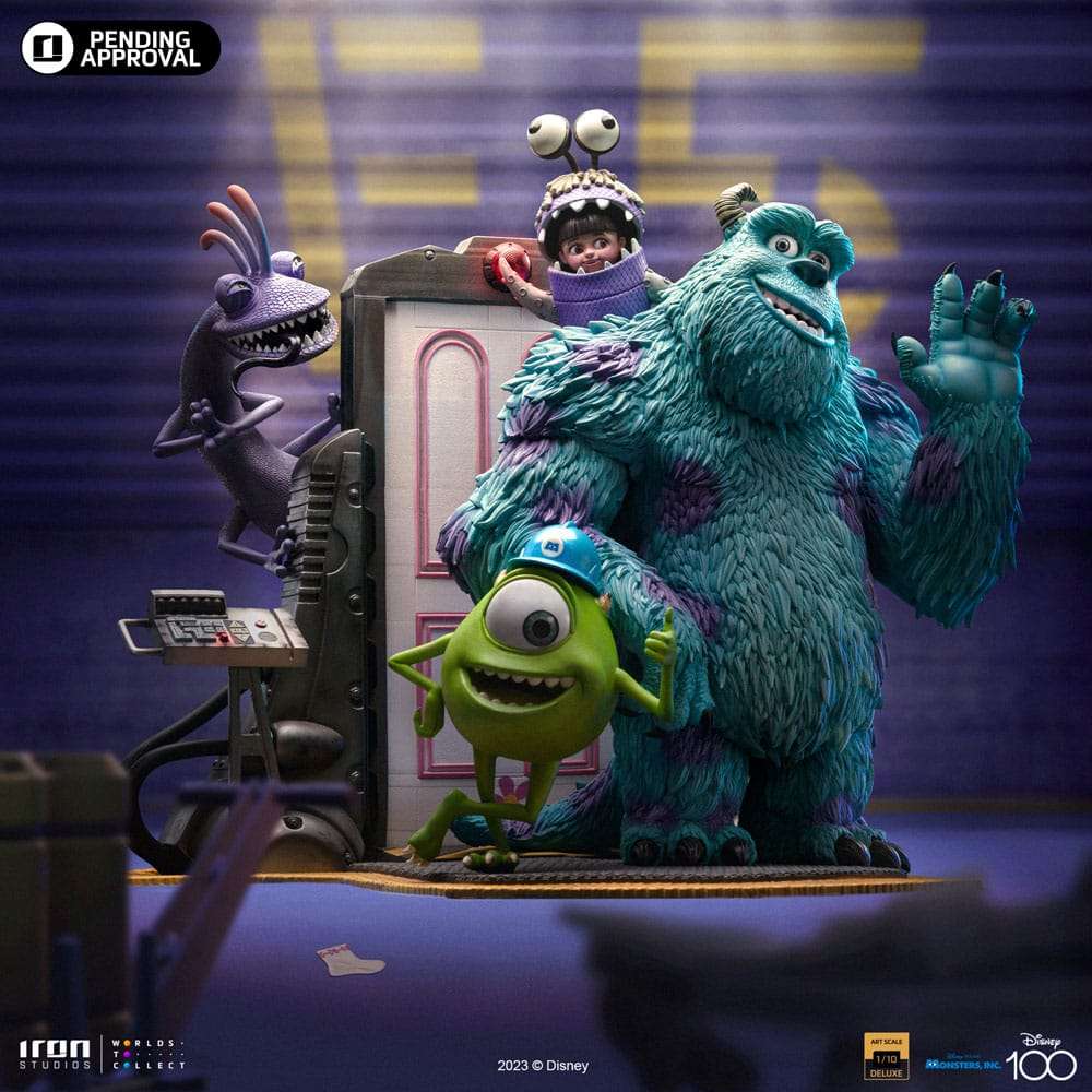 Iron Studios Monsters, Inc. Deluxe Art Scale Statue 1/10 James P. Sullivan, Mike Wazowski 30 cm by LAB7 Malta