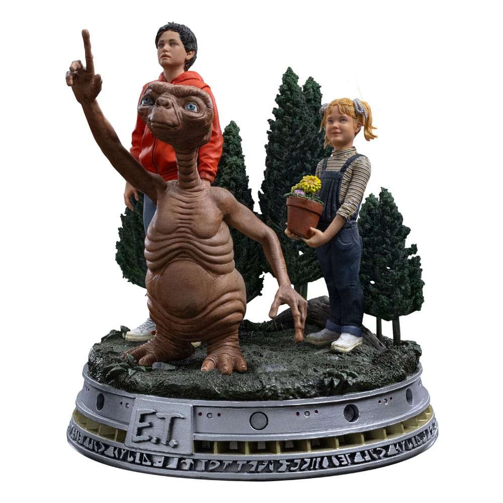 Iron Studios E.T. The Extra-Terrestrial Deluxe Art Scale Statue 1/10 E.T., Elliot and Gertie 19 cm by LAB7 Malta