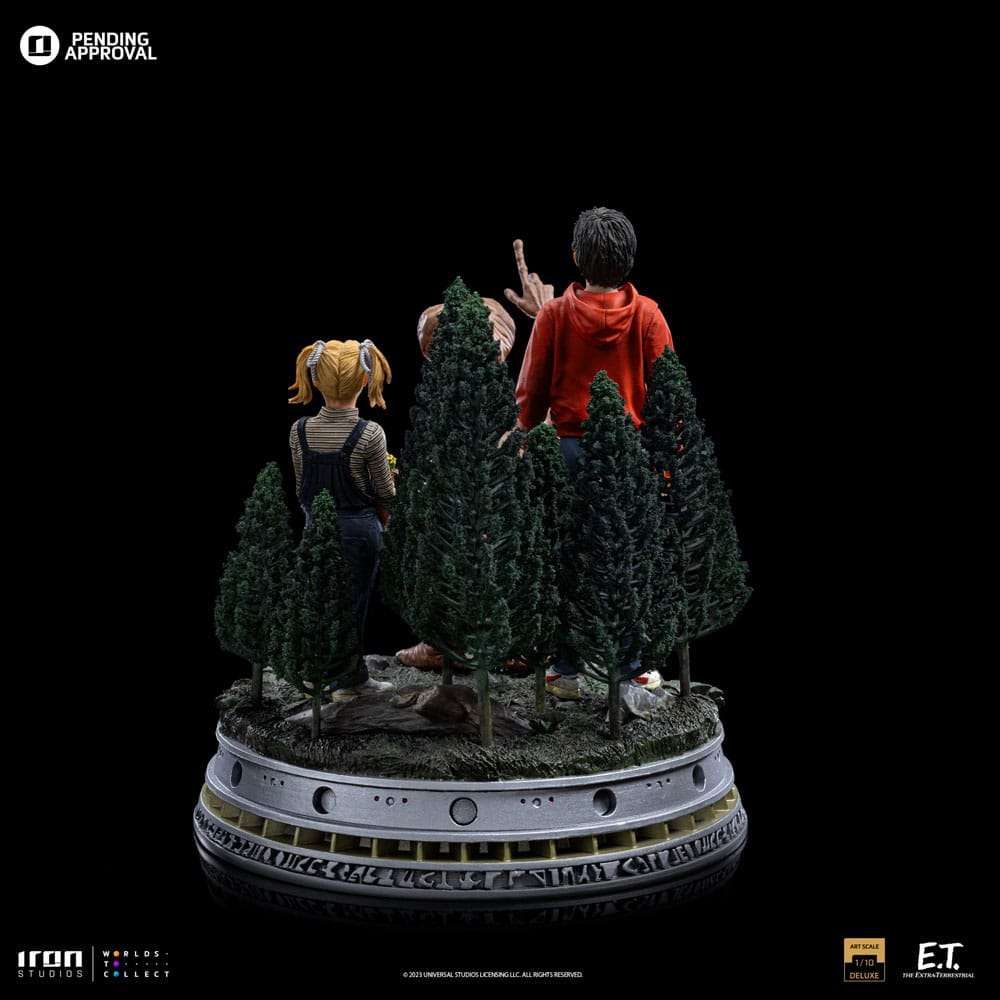 Iron Studios E.T. The Extra-Terrestrial Deluxe Art Scale Statue 1/10 E.T., Elliot and Gertie 19 cm by LAB7 Malta