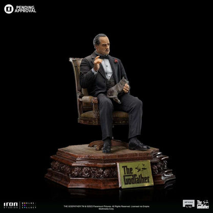 Iron Studios The Godfather Scale Statue 1/10 Don Vito Corelione 19 cm by LAB7 Malta