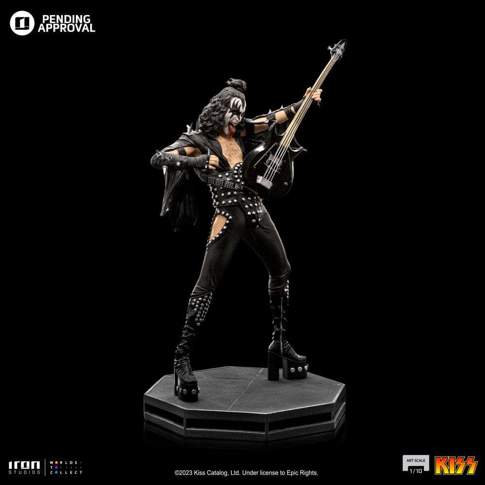 Iron Studios Kiss Art Scale Statue 1/10 Gene Simons Limited Edition 26 cm by LAB7 Malta