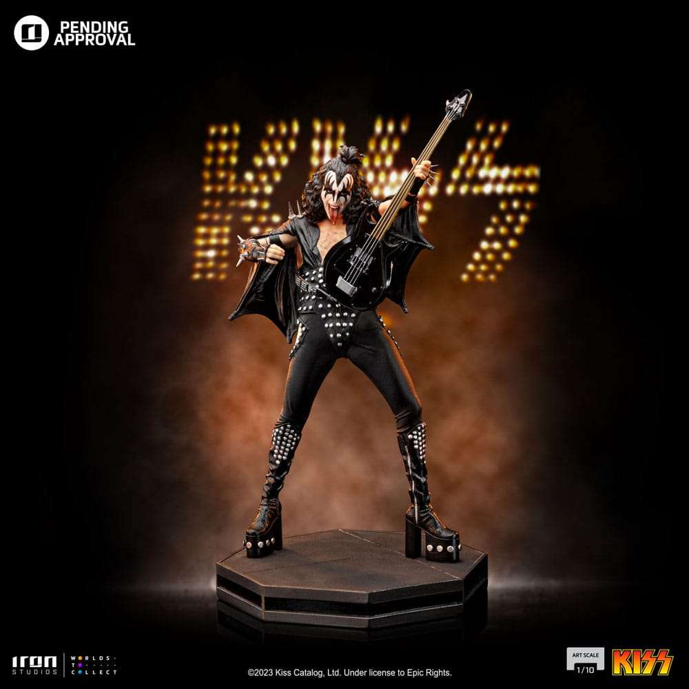 Iron Studios Kiss Art Scale Statue 1/10 Gene Simons Limited Edition 26 cm by LAB7 Malta