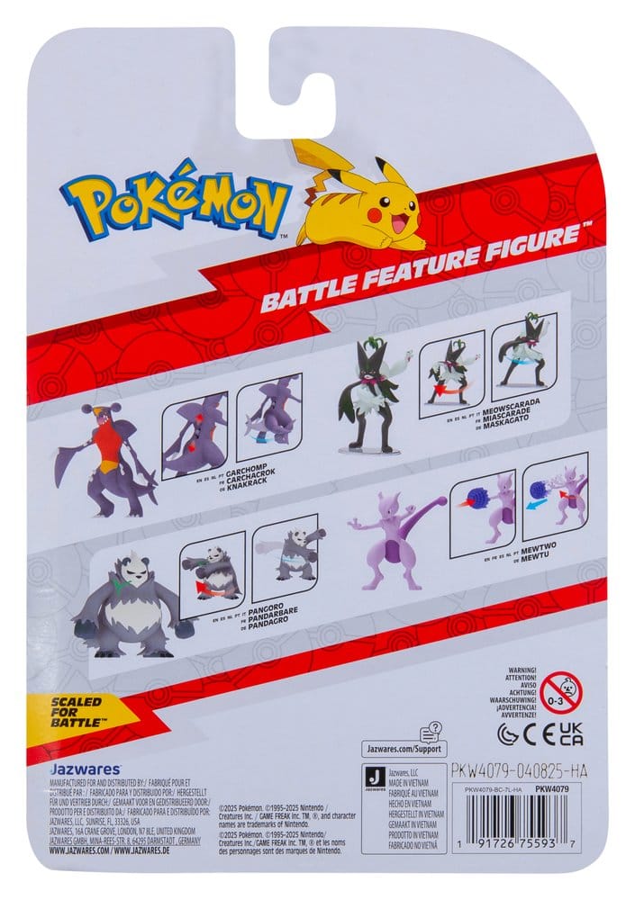 Jazwares Pokémon Battle Feature Figure Pangoro Action Figure