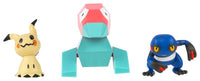 Jazwares Pokémon Battle Figure 3-Pack Mimikyu, Porygon & Croagunk