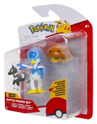 Jazwares Pokémon Battle Figure 3-Pack Blitzle, Kabuto & Quaxwell