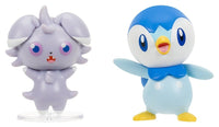 Jazwares Pokémon Battle Figure 2-Pack Espurr & Piplup