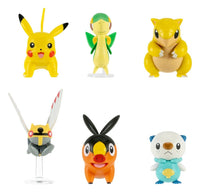 Jazwares Pokémon Battle Figure 6-Pack Pikachu, Snivy, Sandshrew, Ninjask, Tepig & Oshawott