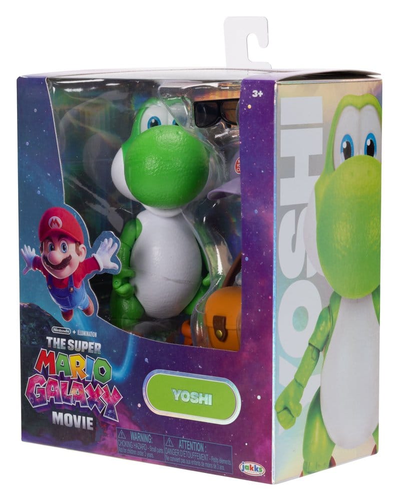 Jakks Pacific The Super Mario Galaxy Movie Yoshi 13cm Action Figure
