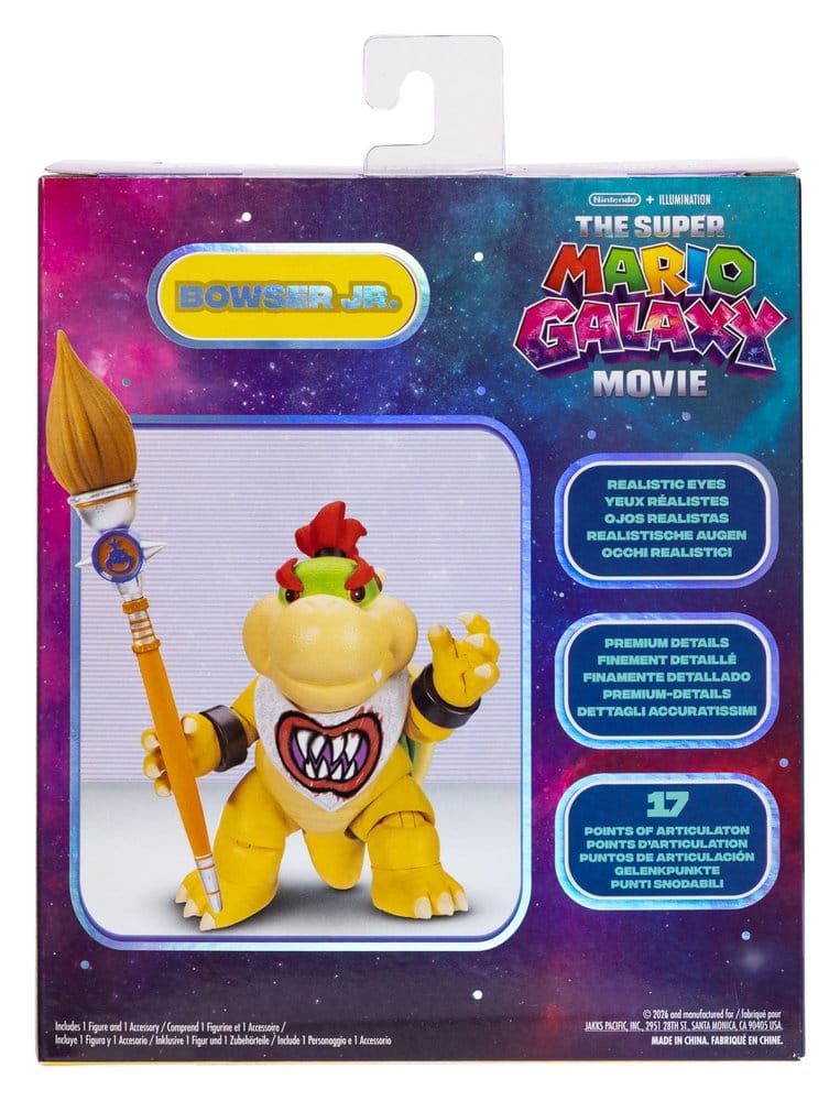 Jakks Pacific The Super Mario Galaxy Movie Bowser Jr. 13cm Action Figure