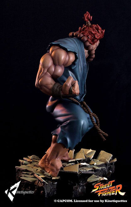 Kinetiquettes Street Fighter Diorama Akuma EX Alpha 45 cm by LAB7 Malta