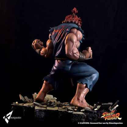 Kinetiquettes Street Fighter Diorama Akuma EX Alpha 45 cm by LAB7 Malta