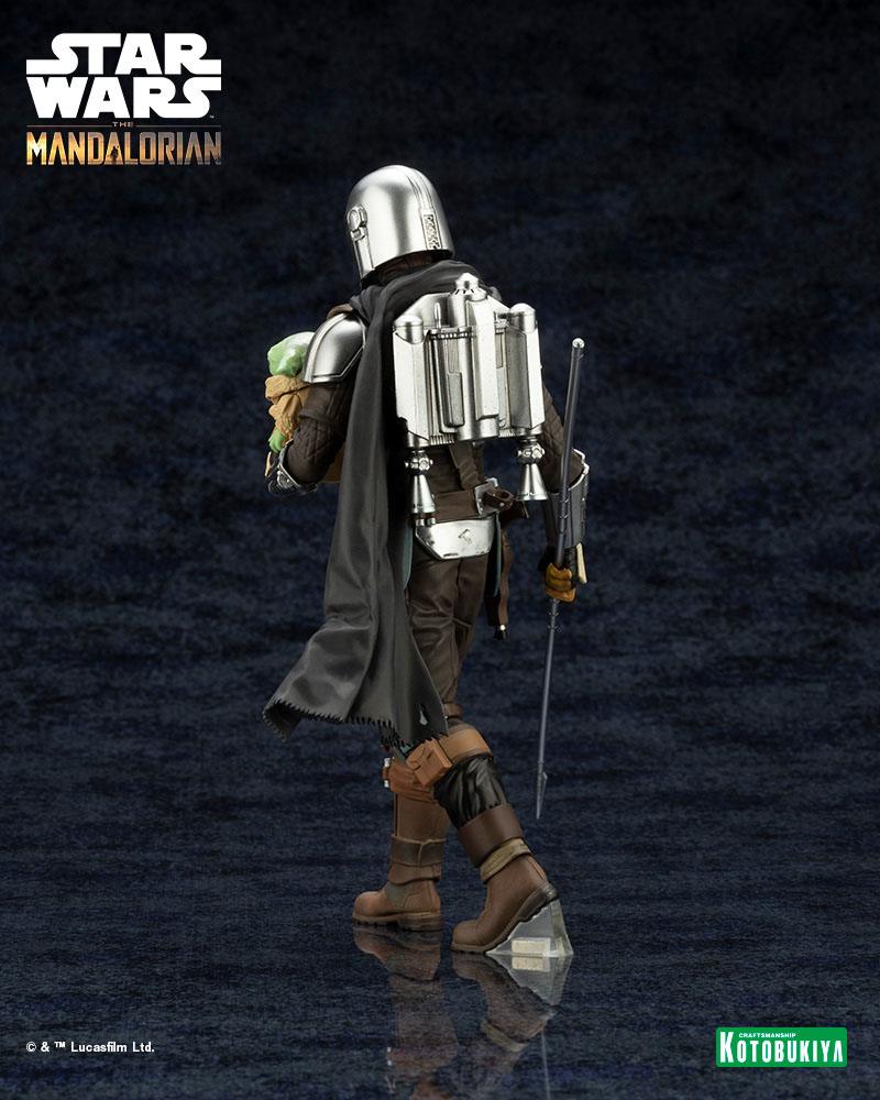 Kotobukiya Star Wars The Mandalorian ARTFX Statue 1/10 Mandalorian & Grogu with Beskar Staff 18 cm - Damaged packaging by LAB7 Malta