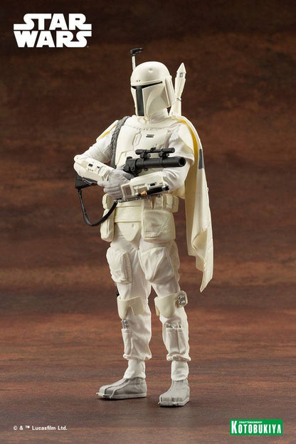 Kotobukiya Star Wars ARTFX+ PVC Statue 1/10 Boba Fett White Armor Ver. 18 cm by LAB7 Malta