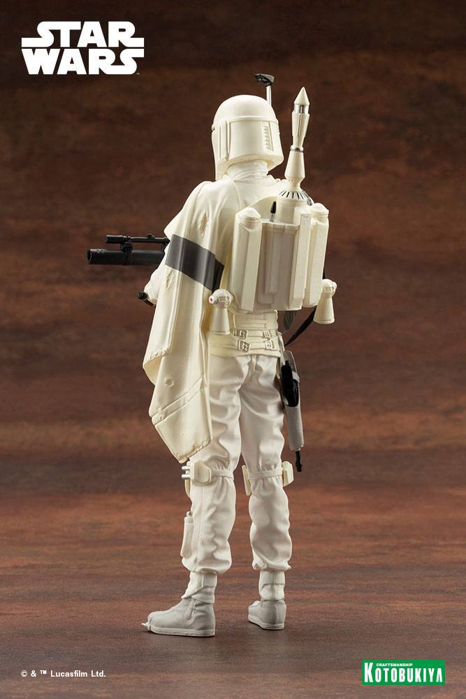 Kotobukiya Star Wars ARTFX+ PVC Statue 1/10 Boba Fett White Armor Ver. 18 cm by LAB7 Malta