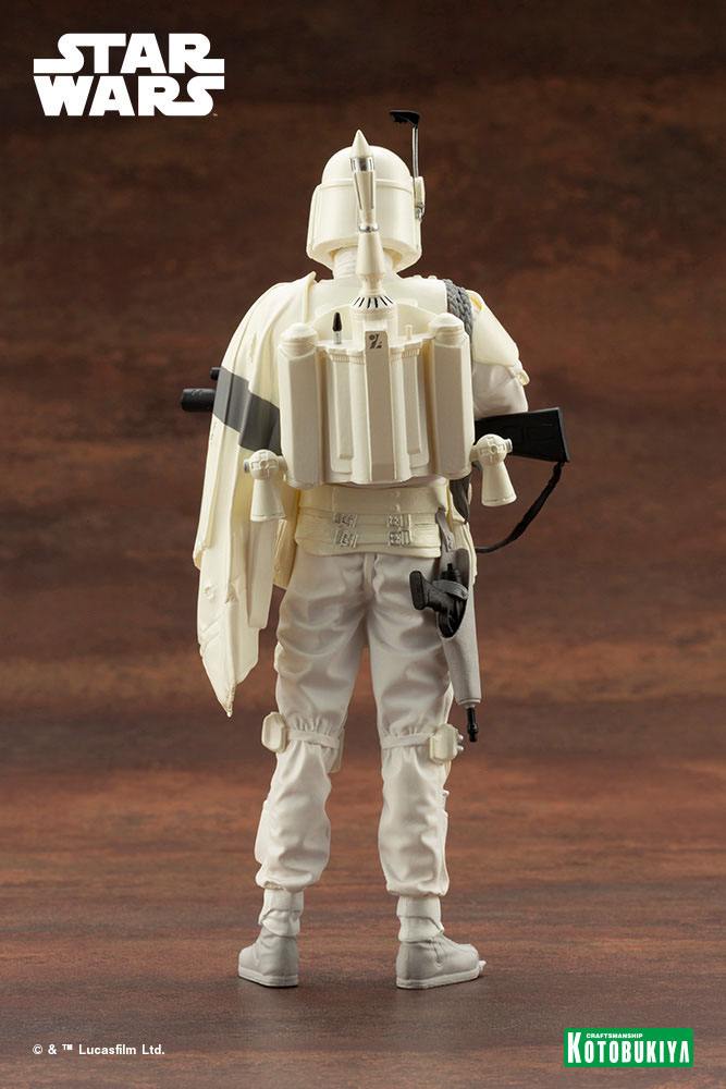 Kotobukiya Star Wars ARTFX+ PVC Statue 1/10 Boba Fett White Armor Ver. 18 cm by LAB7 Malta