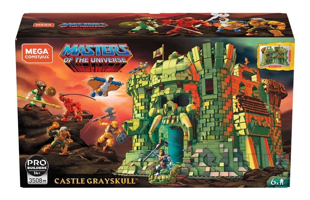 Masters of the Universe Mega Construx Probuilders Construction Set Castle Grayskull by LAB7 Malta