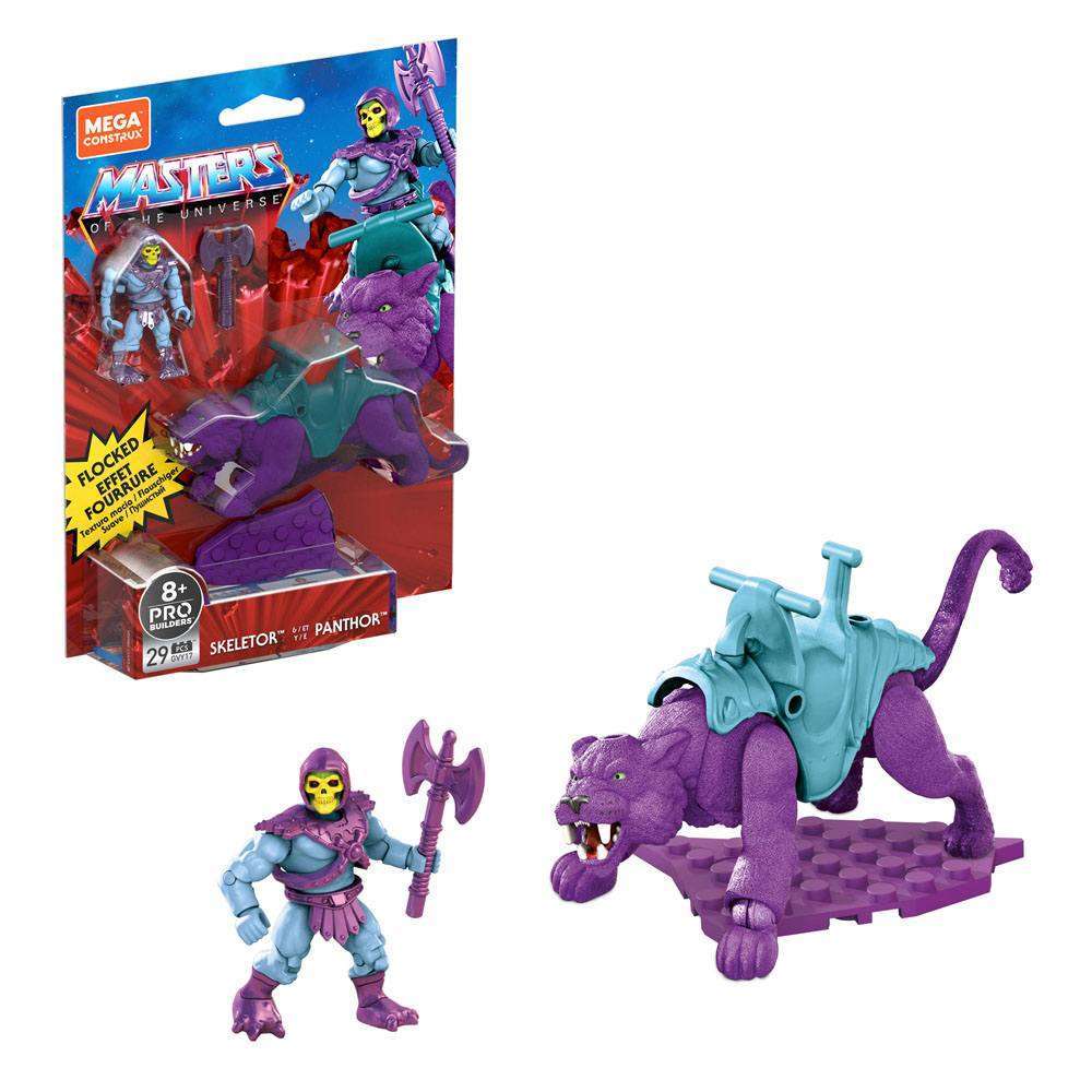 Mattel Masters of the Universe Mega Construx Probuilders Construction Set Skeletor & Panthor by LAB7 Malta