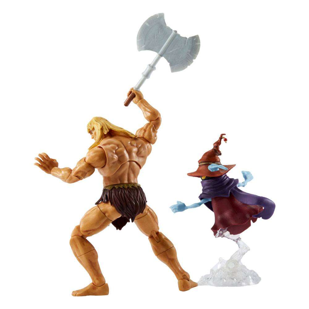 Mattel Masters of the Universe: Revelation Masterverse Action Figures 2022 Deluxe Savage He-Man & Orko 18 cm by LAB7 Malta