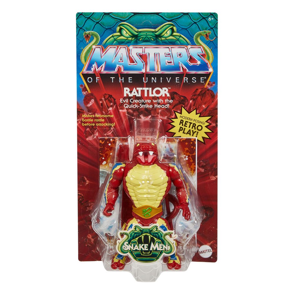 Mattel Masters of the Universe Origins Action Figure Rattlor 14 cm by LAB7 Malta