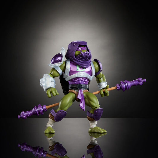 Mattel MOTU x TMNT Turtles of Grayskull Donatello Action Figure 14cm