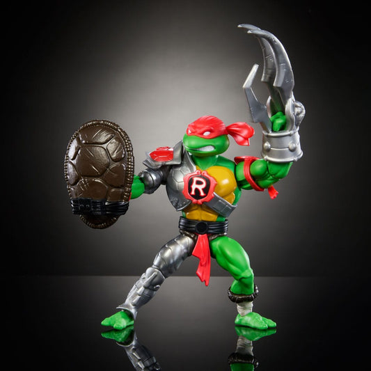 Mattel MOTU x TMNT Turtles of Grayskull Raphael Action Figure 14cm