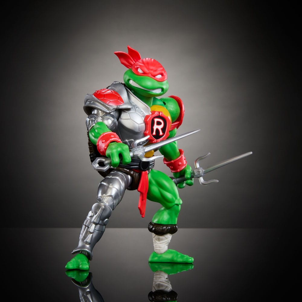 Mattel MOTU x TMNT Turtles of Grayskull Raphael Action Figure 14cm