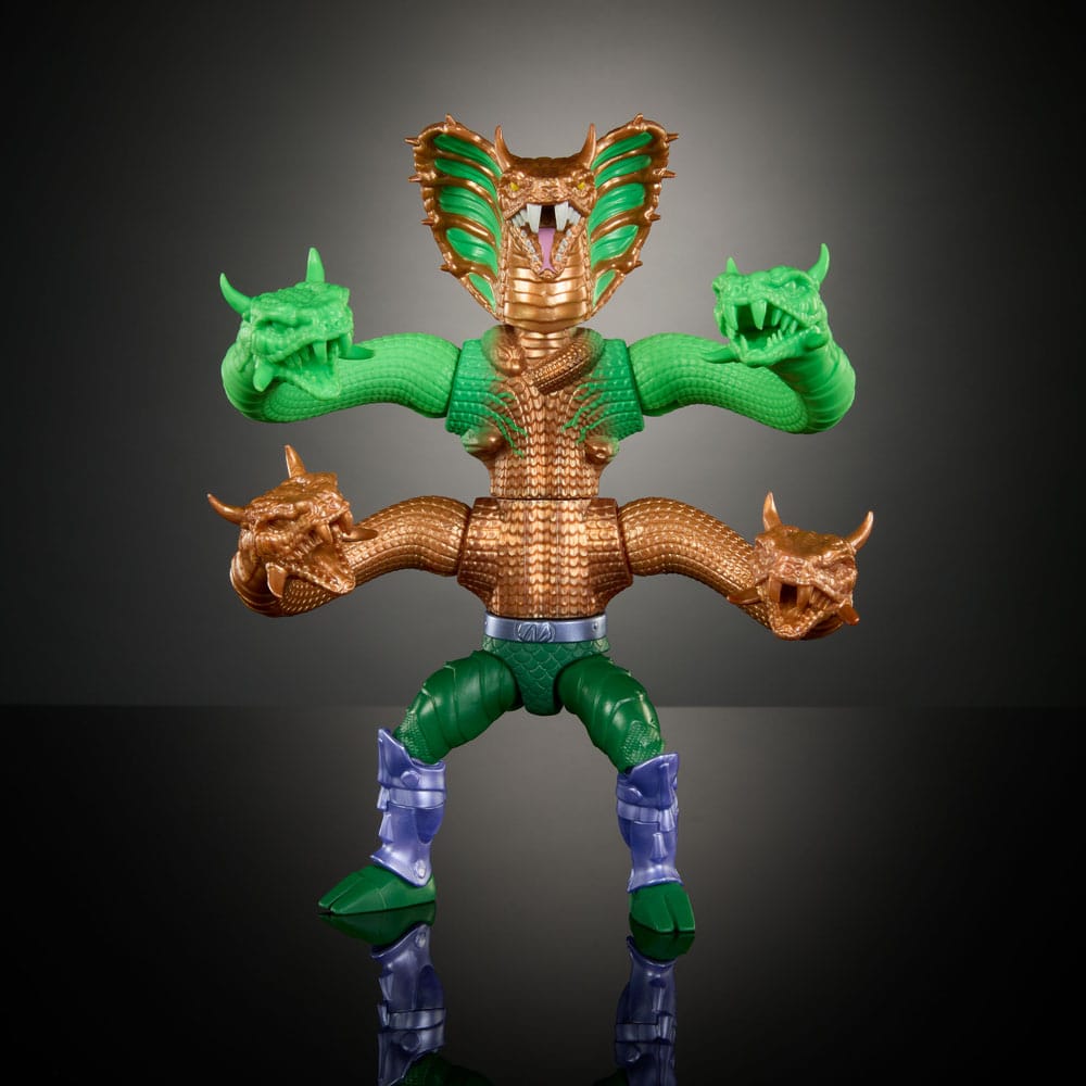 Mattel MOTU x TMNT Turtles of Grayskull Deluxe King Hiss Action Figure 14cm